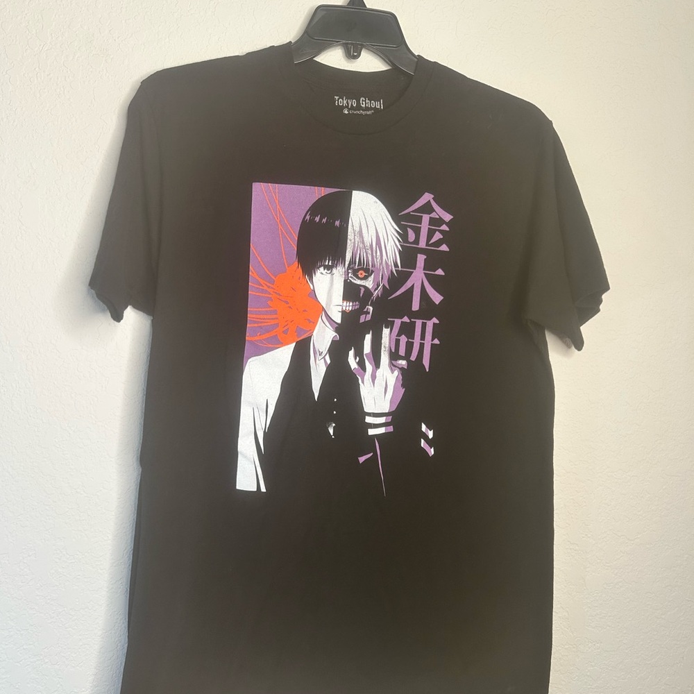 Black and Purple Graphic Tee
